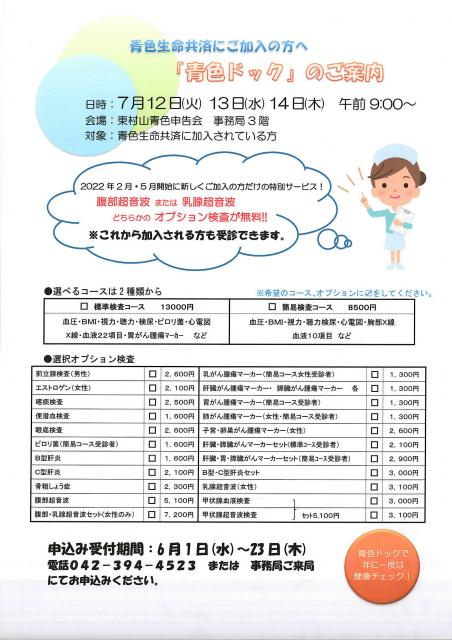 令和４年青色ドック詳細画像1枚目