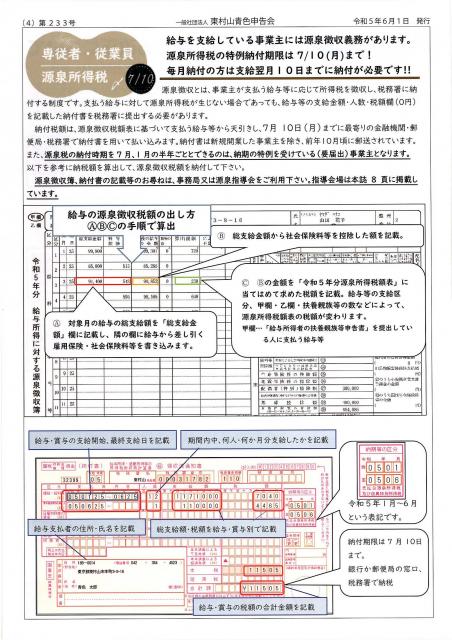 会報233号詳細画像4枚目